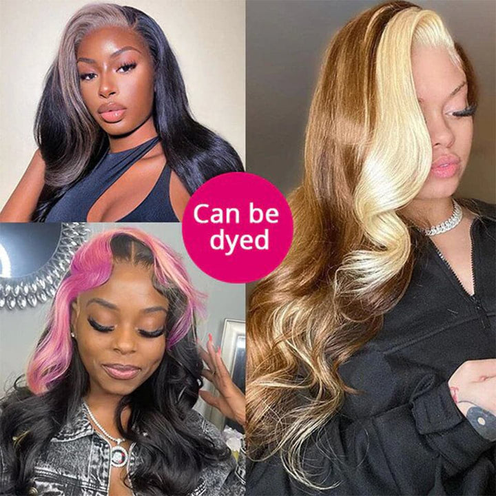 Body Wave 3 Bundles avec 4x4 HD Lace Closure Bundle de cheveux naturels avec 613 Blond HD Lace Closure