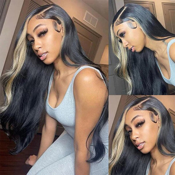Body Wave 3 Bundles avec 4x4 HD Lace Closure Bundle de cheveux naturels avec 613 Blond HD Lace Closure
