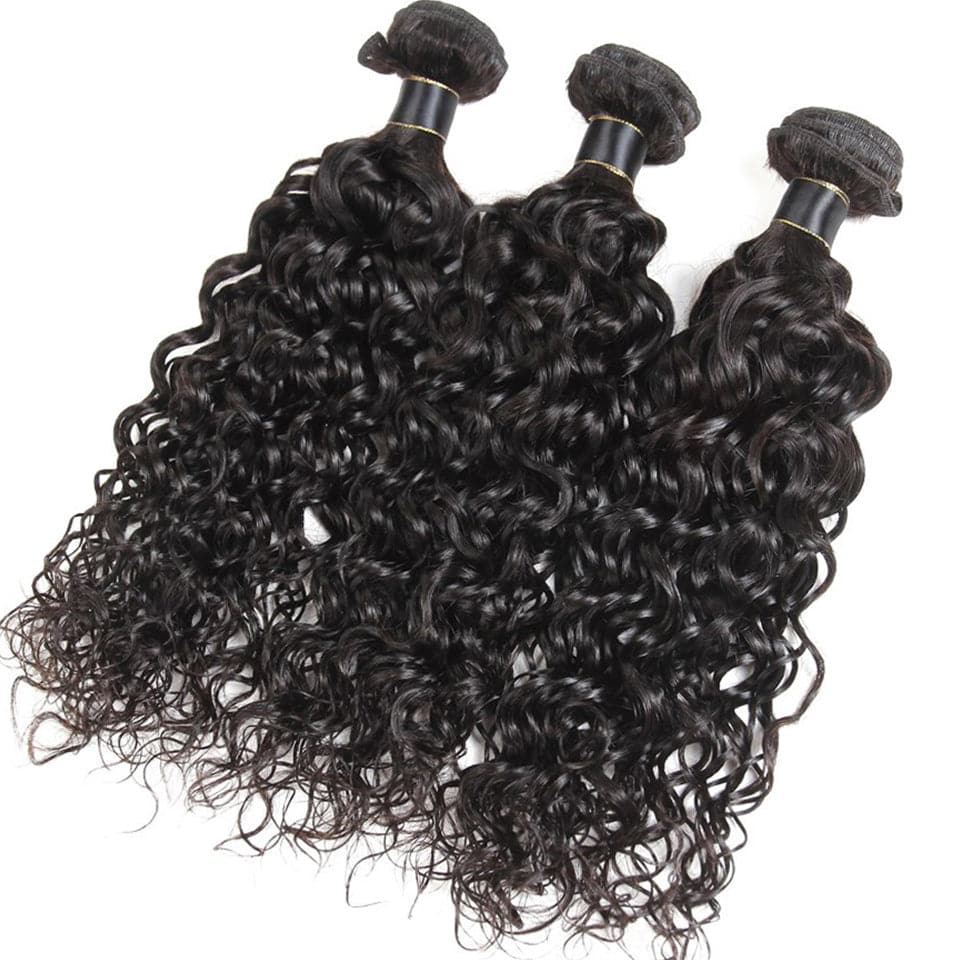 lumiere Peruvian Water Wave Virgin Hair 3 Bundles Human Hair Extension 8-40 inches - Lumiere hair