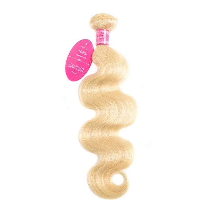 lumiere one Piece Blonde Color 613 Body Wave Virgin Human Hair Extension - Lumiere hair