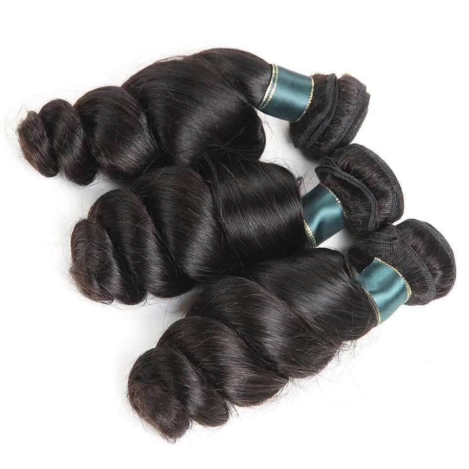 lumiere Hair 3Bundles Loose Wave Indian Virgin Human Hair Extension - lumiere Hair