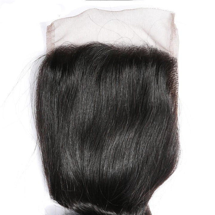 lumiere Hair One Piece Loose Wave Virgin Human Hair 4x4 Lace Closure - lumiere Hair