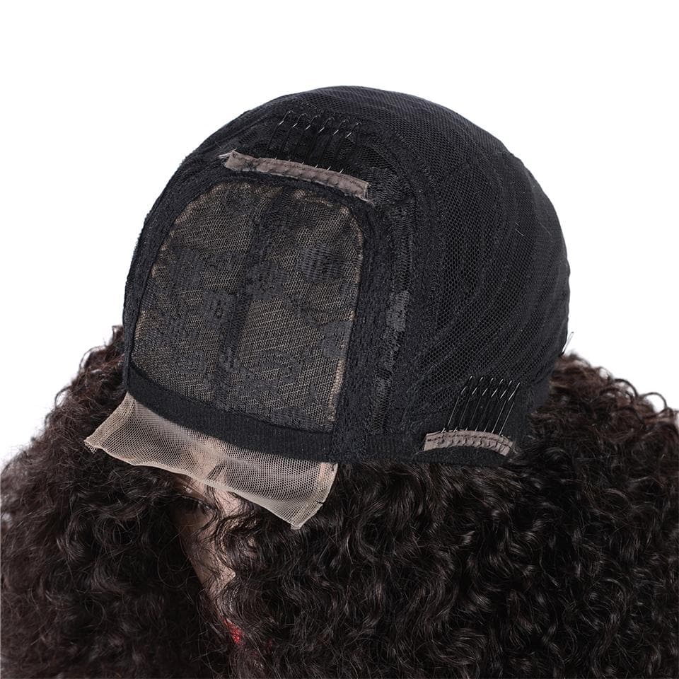 Lumiere Kinky Curly Lace Frontal / Closure Wigs Virgin Human Hair With Baby Hair - Lumiere hair