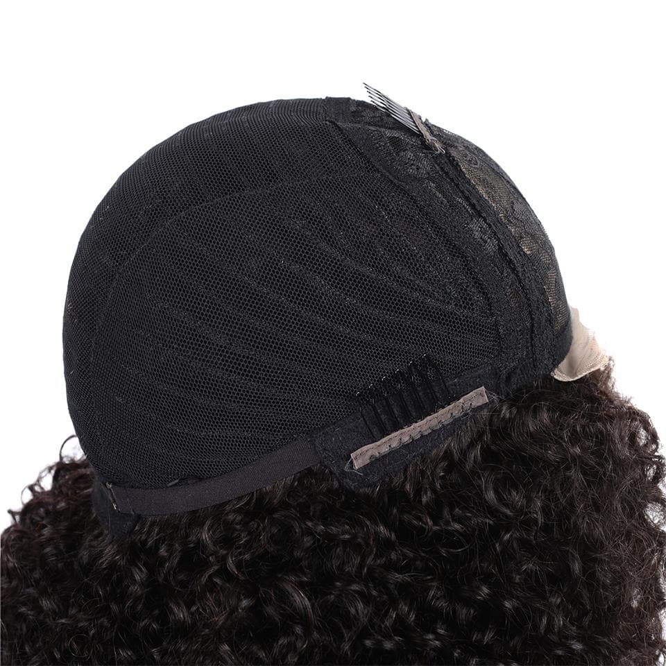 Lumiere Kinky Curly Lace Frontal / Closure Wigs Virgin Human Hair With Baby Hair - Lumiere hair
