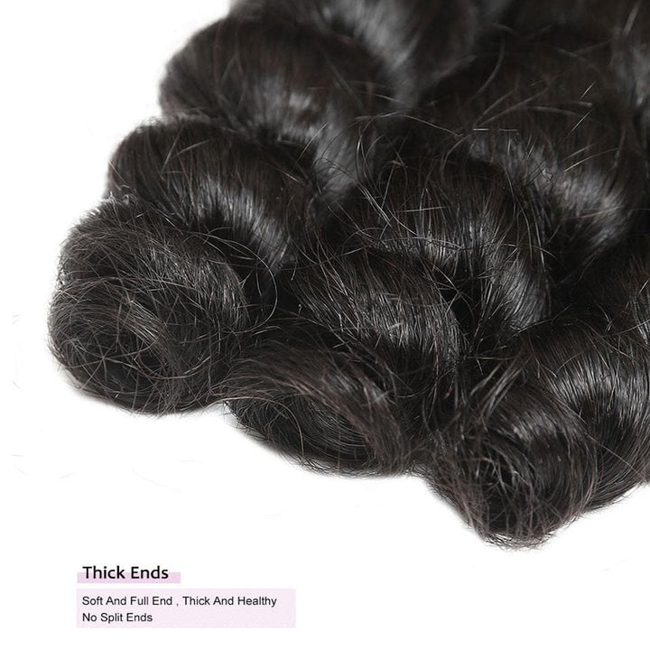 lumiere 2 Bundles Loose Wave Virgin Human Hair Extension - Lumiere hair