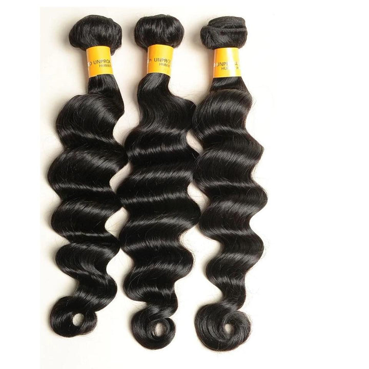 lumiere Hair 1 piece Loose Deep Wave Bundle Virgin Human Hair Extension