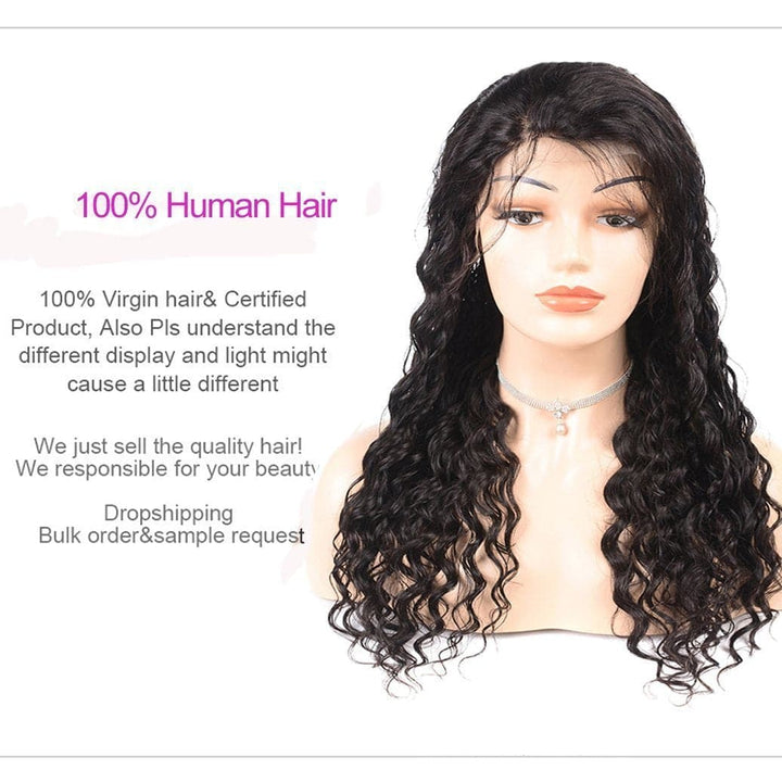 lumiere Lace Front Wig Deep Wave Hair Wigs Pre Plucked With Baby Hair 150% Density
