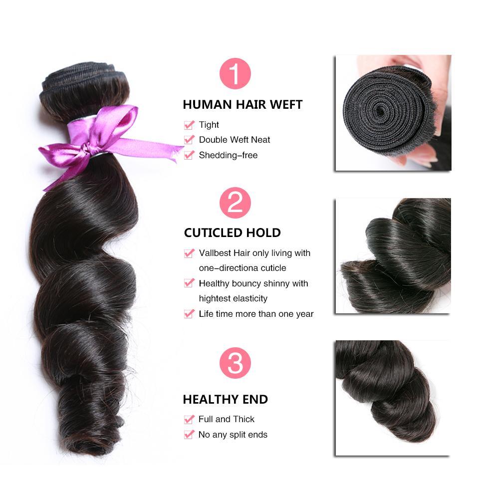 lumiere Hair 2Bundles Loose Wave Virgin Human Hair Extension - lumiere Hair