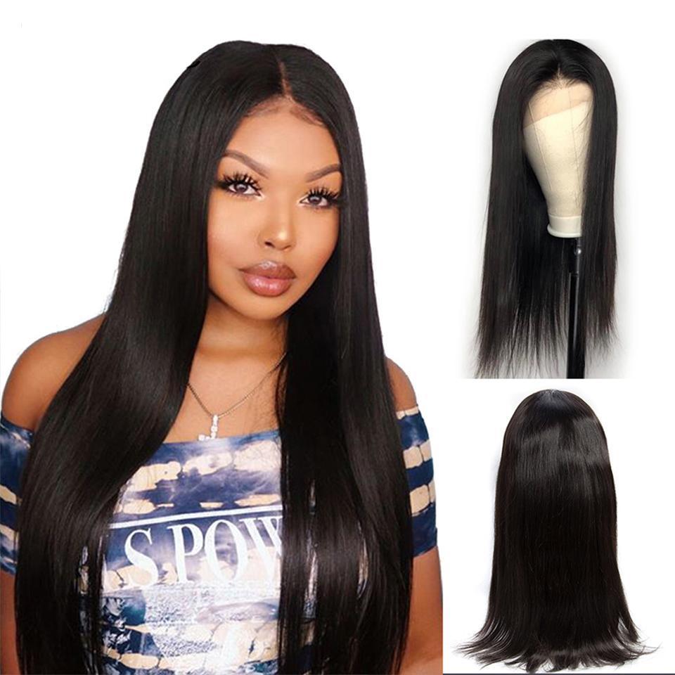 lumiere 360 Straight Lace Frontal Wigs Human Hair Wigs With Baby Hair