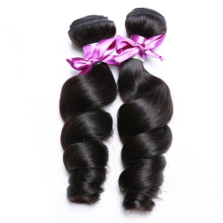 lumiere 2 Bundles Loose Wave Virgin Human Hair Extension - Lumiere hair