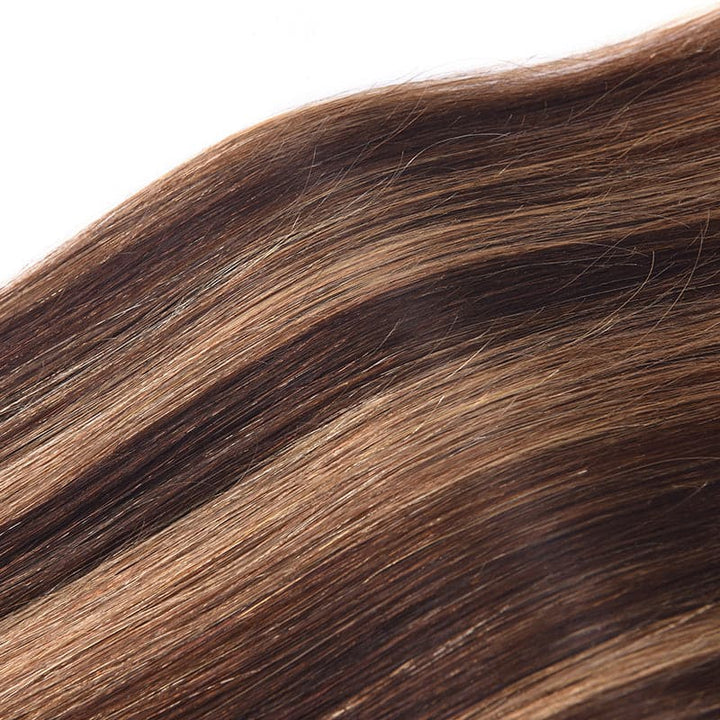 Highlight #4/27 Straight 3 Bundles 100% Virgin Human Hair Extension(No Code Need)