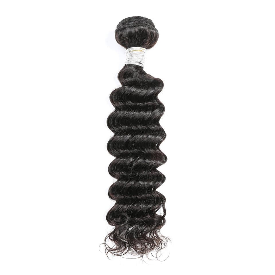 lumiere Hair 1 Piece deep wave bundle Virgin Human Hair Extensions - Lumiere hair