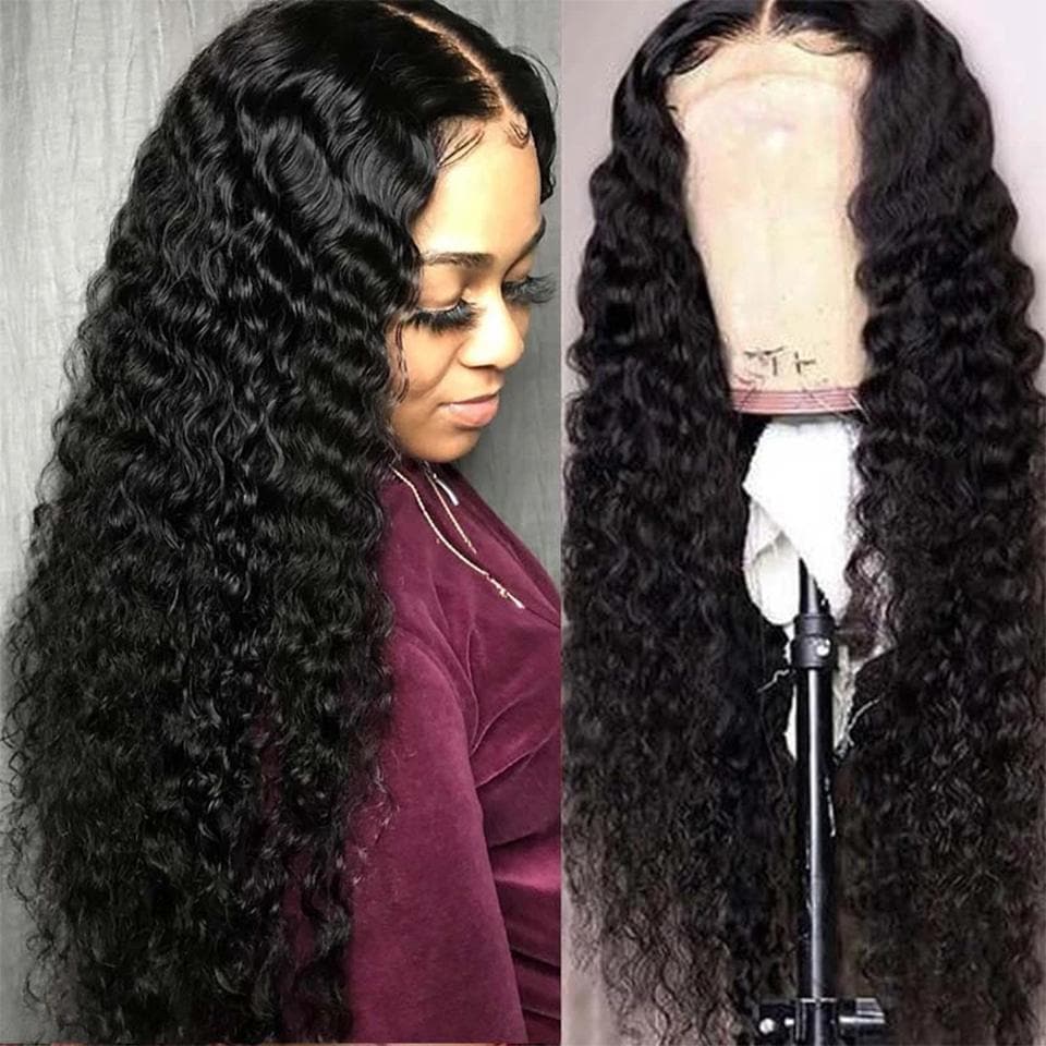 Lumiere Hair Deep Wave Realistic Full Lace  Human Hair Wigs