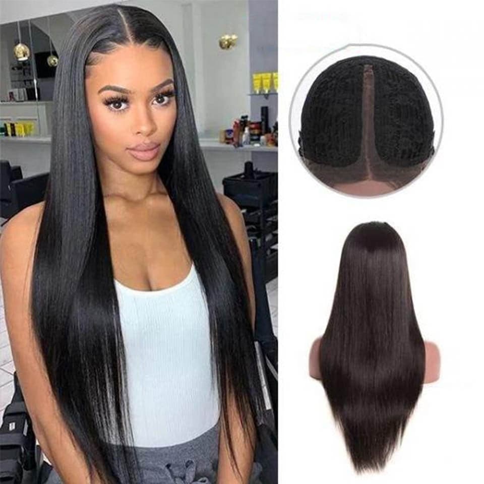 Straight 13x1x6 Lace T Part Lace Wigs With Baby Hair Human Hair For Black Women