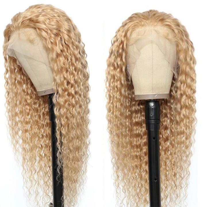 #27 Deep Wave 4x4/5x5/13x4 Lace Closure/Frontal 150%/180% Density Wigs For Women