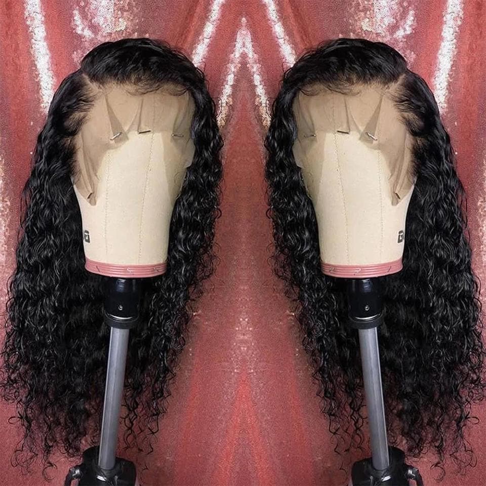 Water Wave 5x5 13x4 Lace Frontal Wig 100% Human Hair pre-plucked HD Lace with baby hair