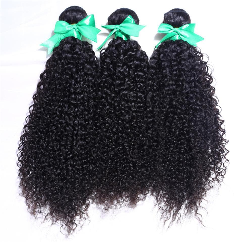 lumiere Hair Indian Kinky Curly Virgin 3 Bundles Human Hair Extension 8-40 inches - Lumiere hair