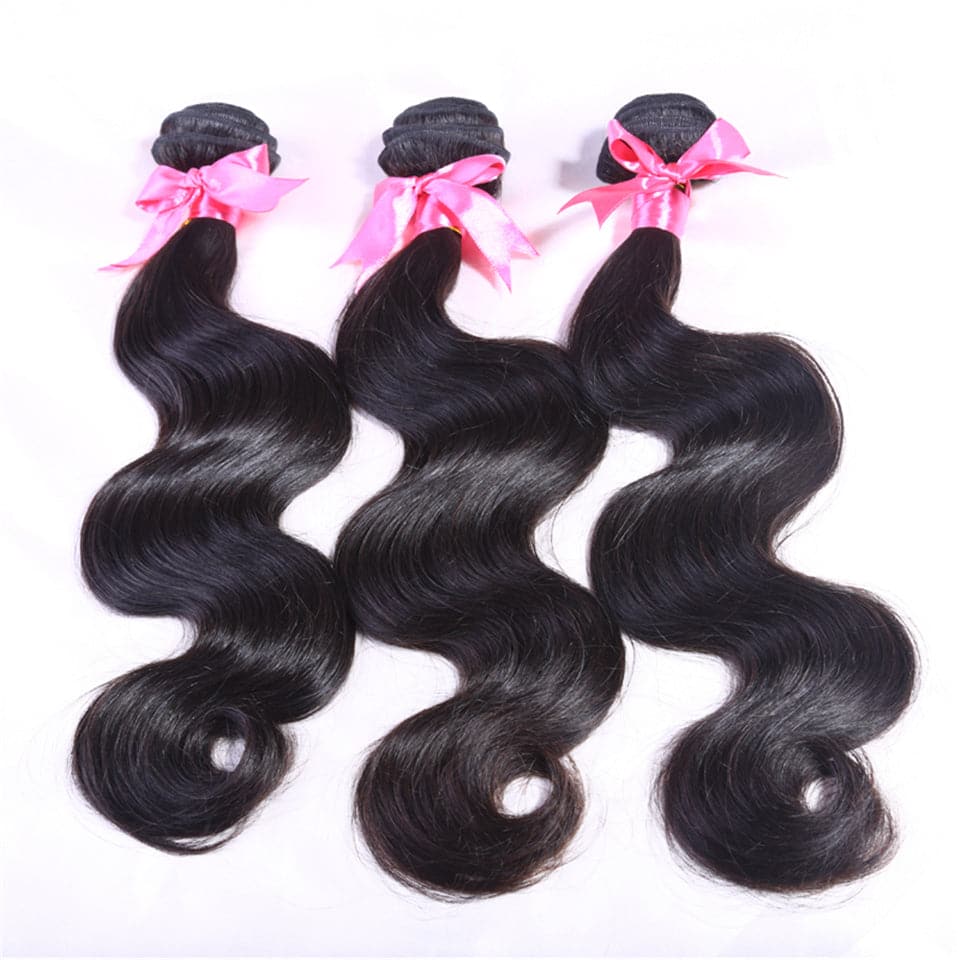 lumiere 3 Bundles Peruvian Body Wave Virgin Human Hair Extension 8-40 inches - Lumiere hair