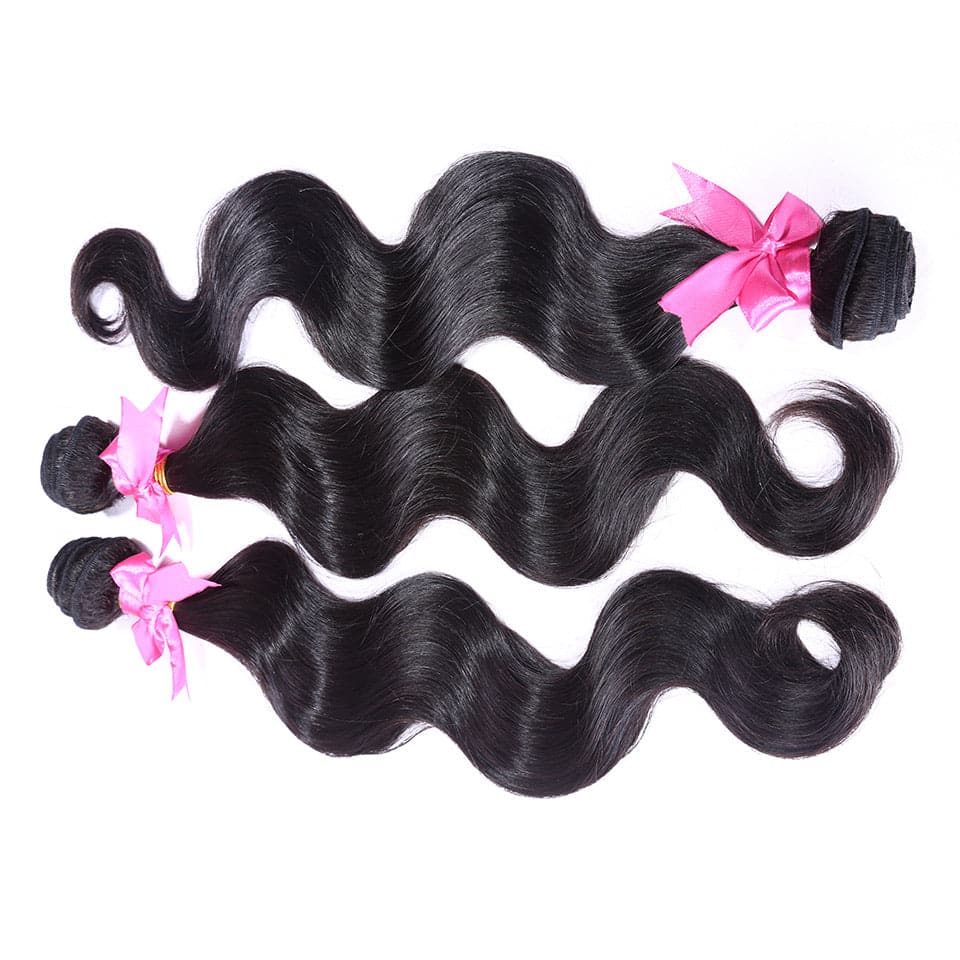 lumiere 3 Bundles Peruvian Body Wave Virgin Human Hair Extension 8-40 inches - Lumiere hair