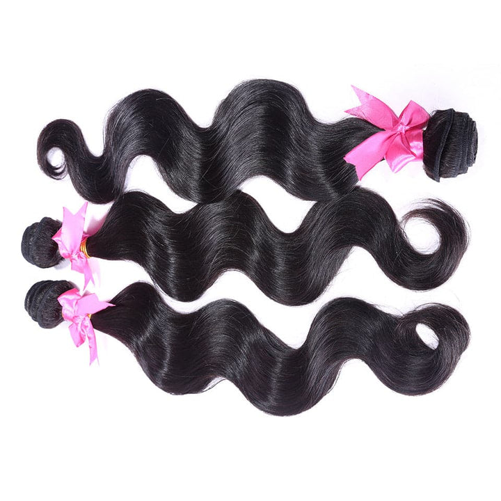 lumiere 3 Bundles Peruvian Body Wave Virgin Human Hair Extension 8-40 inches - Lumiere hair