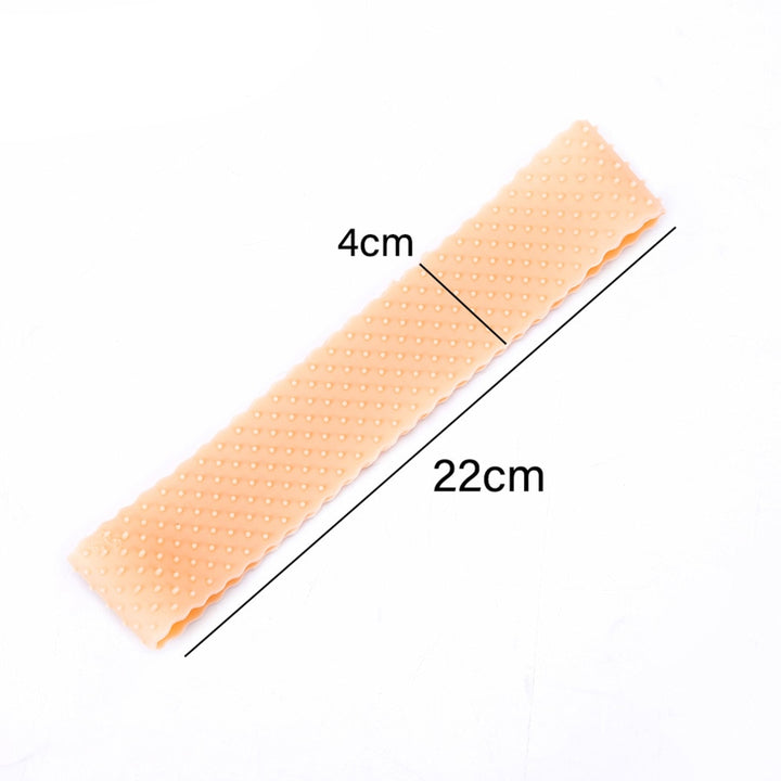 Bandeau en silicone réglable en velours pour perruques frontales en dentelle 22 cm en caoutchouc à haute élasticité