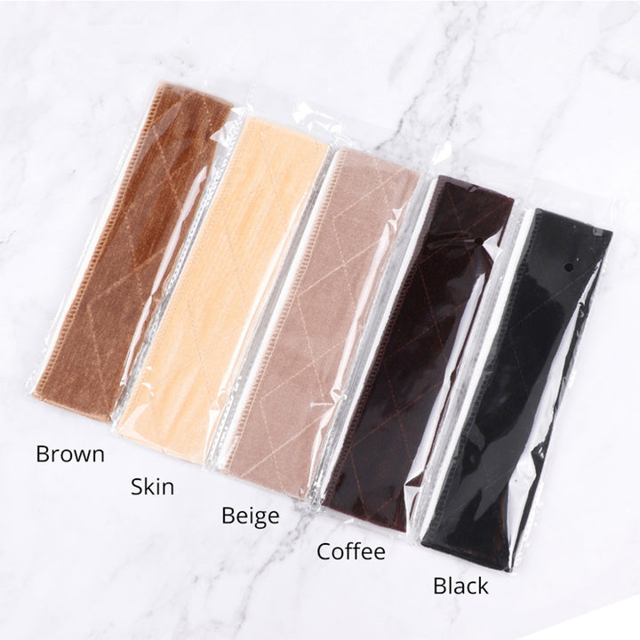 Lumiere Adjustable Soft Velvet Women no-Lace Grips Headband Hair Scarf Band Non-Slip