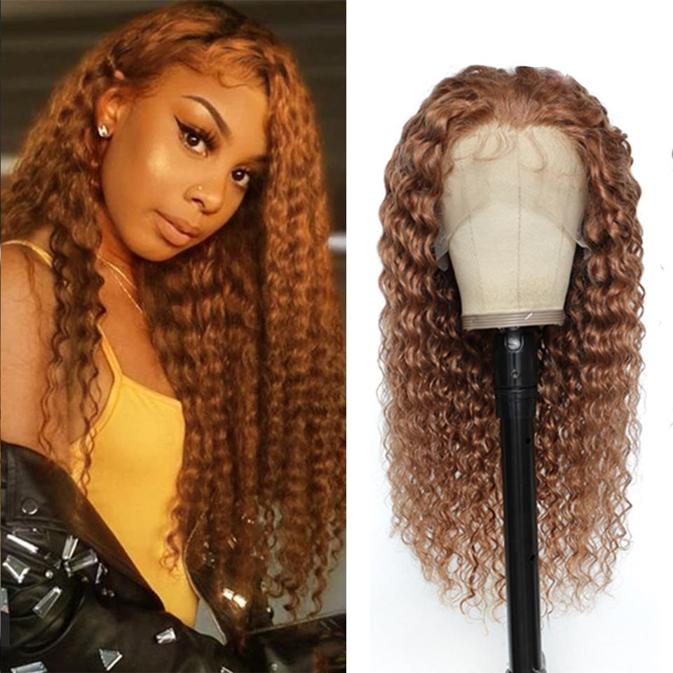 #30 Deep Wave 4x4/5x5/13x4 Lace Closure/Frontal 150%/180% Density Wigs For Women