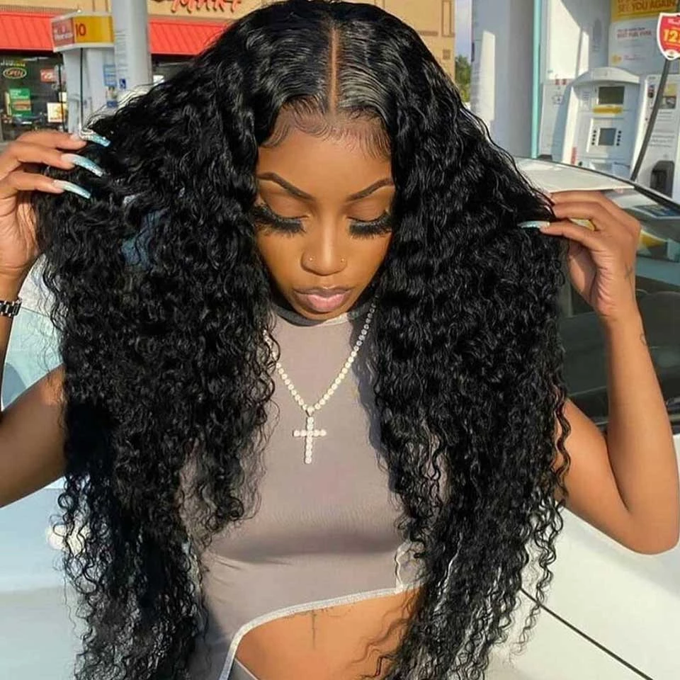 Lumiere Hair Deep Wave Realistic Full Lace  Human Hair Wigs