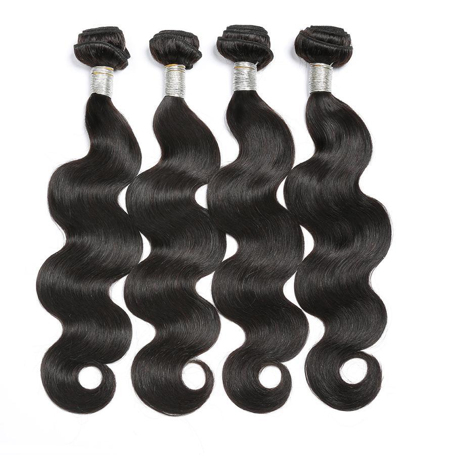 lumiere 4 Bundles Malaysian Body Wave Virgin Human Hair Extension 8-40 inches - Lumiere hair