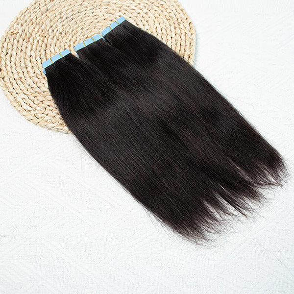 Bande droite dans les extensions de cheveux 20 PCS / 1 Pack 100% cheveux humains