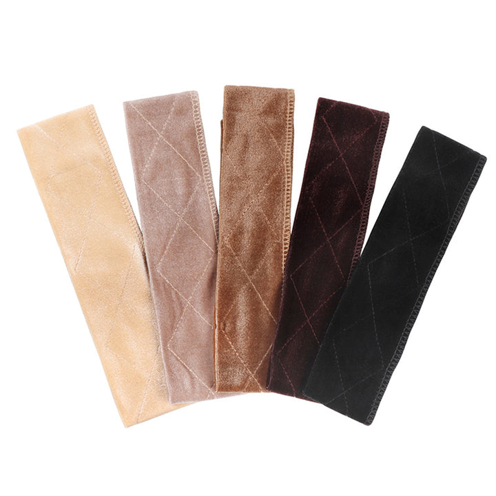 Lumiere Adjustable Soft Velvet Women no-Lace Grips Headband Hair Scarf Band Non-Slip