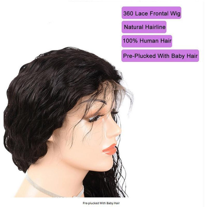 Loose Deep Wave Lace Frontal Wig Pre Plucked HD Transparnet 5x5 Lace Closure Human Hair Wigs for Black Women - Lumiere hair