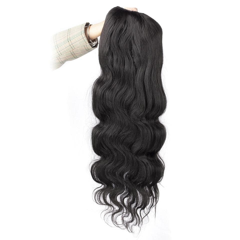Body Wave U Part Black Brazilian Human Wig 150% Density Human Hair