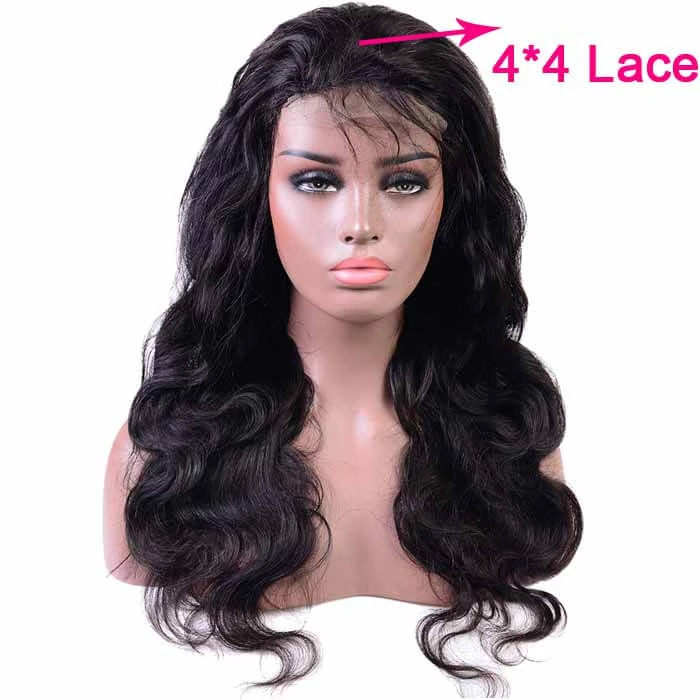 Lumiere Body Wave lace Closure & frontal human hair Wigs pre-plucked With Baby Hair 150% Density - Lumiere hair