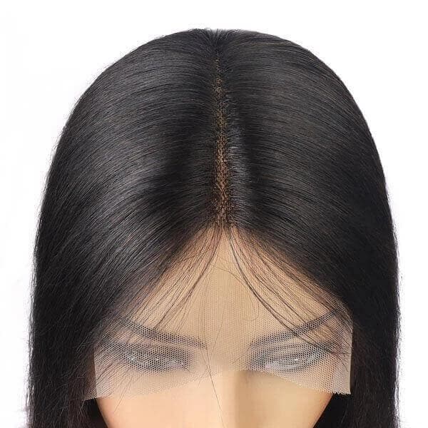 Straight 13x1x6 Lace T Part Lace Wigs With Baby Hair Human Hair For Black Women