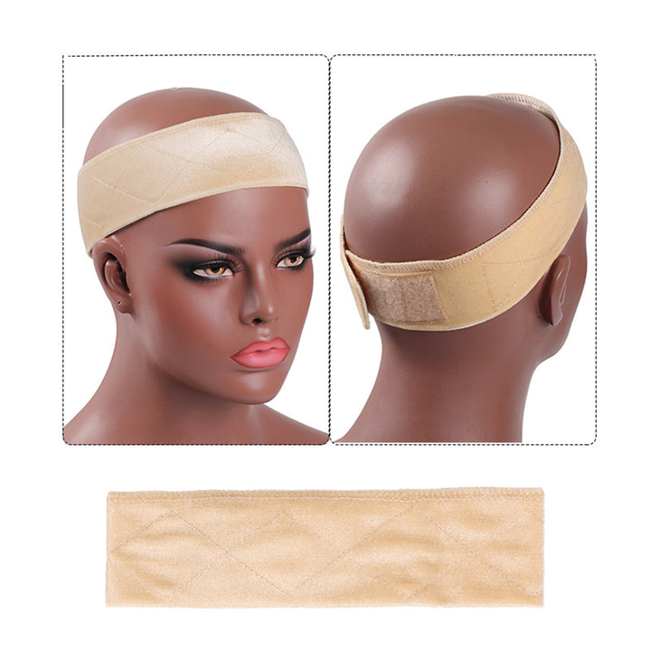 Lumiere Adjustable Soft Velvet Women no-Lace Grips Headband Hair Scarf Band Non-Slip