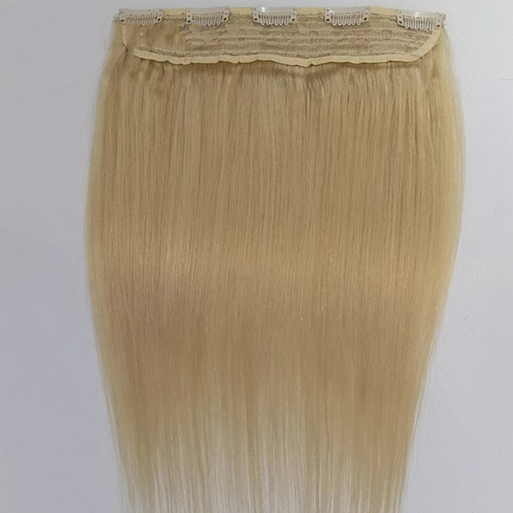 613 Straight One Piece Clip In 5 Clips Hair Extensions 100% Cheveux Humains Pour Femme