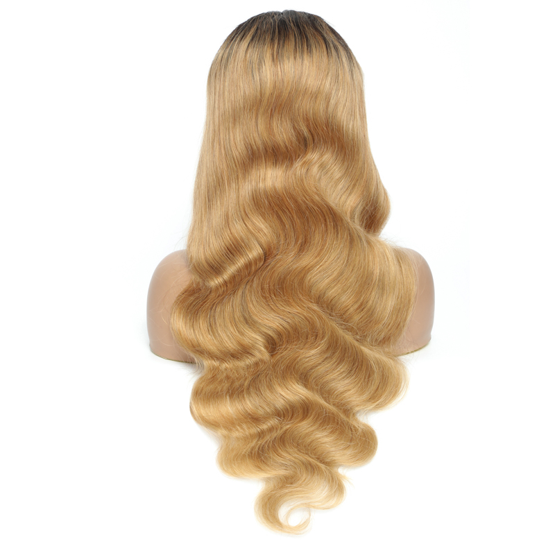 Lumiere 1B/27 Ombre Body Wave 4x4/5x5/13x4 Lace Closure/Frontal 150%/180% Density Wigs For Women Pre Plucked