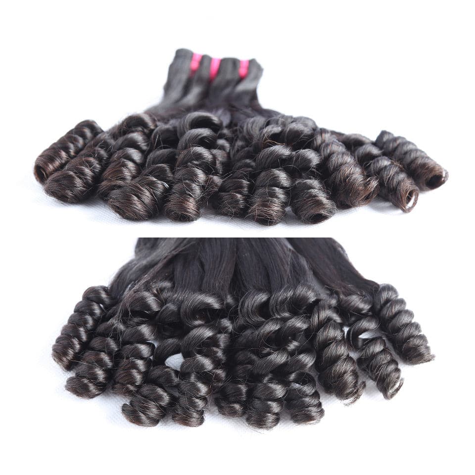 Lumiere Hair Straight Funmi Human Hair 4 Bundles with 4x4 Lace Closure