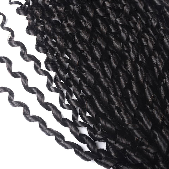 Pixie Curly 3 Bundles with 4x4 HD Lace Closure Indian Hair Extensation