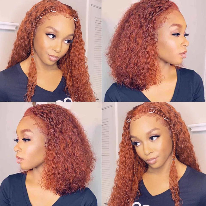 #33 Kinky Curly 4x4/5x5/13x4 Lace Closure/Frontal 150%/180% Densité Perruques Pour Femmes Pré Pincées