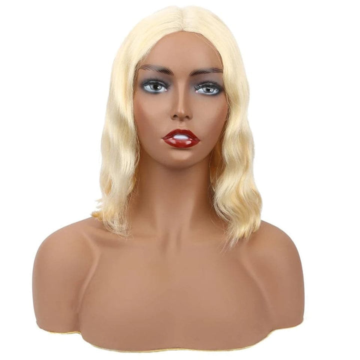 613 Blonde T Part Lace Front Brésilien Body Wave Lace Front Bob Perruques