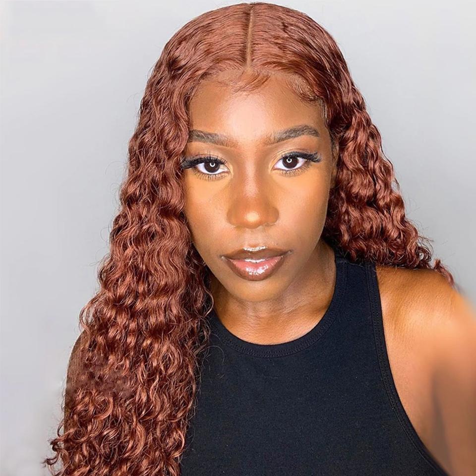 #33 Kinky Curly 4x4/5x5/13x4 Lace Closure/Frontal 150%/180% Density Wigs For Women