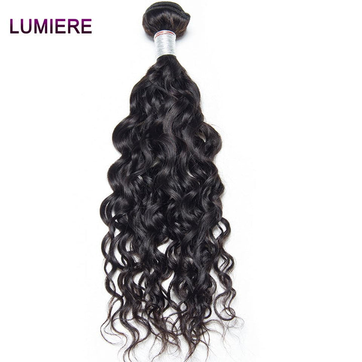 lumiere Indian Water Wave Virgin Hair 3 Bundles Human Hair Extension 8-40 inches - Lumiere hair