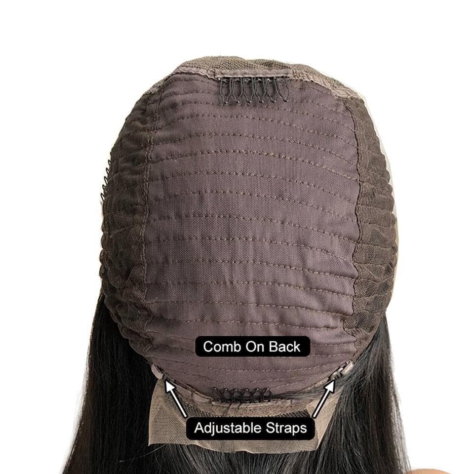 Lumiere Kinky Curly 13*6 Lace Frontal Wigs Virgin Human Hair Pre Plucked