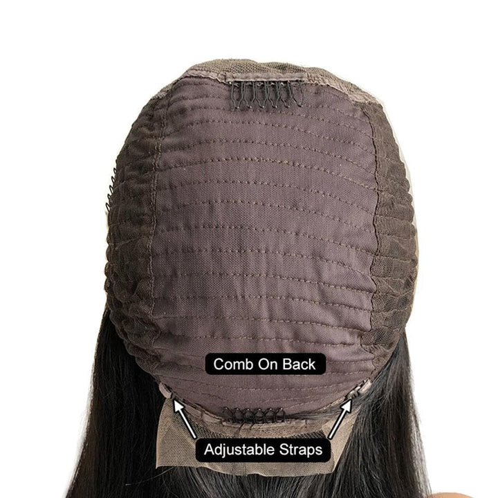 Lumiere Kinky Curly 13*6 Lace Frontal Wigs Virgin Human Hair Pre Plucked