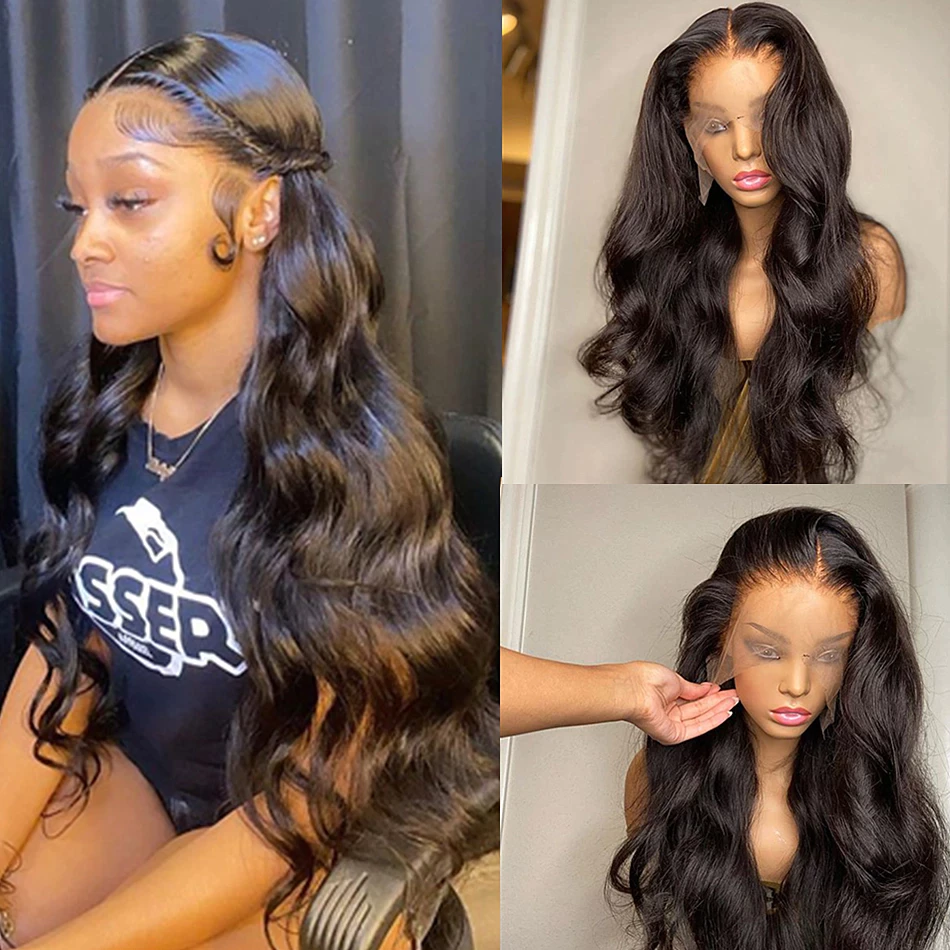 Lumiere Body Wave lace Closure & frontal human hair Wigs pre-plucked With Baby Hair 150% Density - Lumiere hair