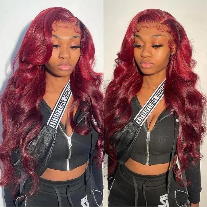 #99J Body Wave 13x4 Lace Frontal 180% Density Wigs For Women