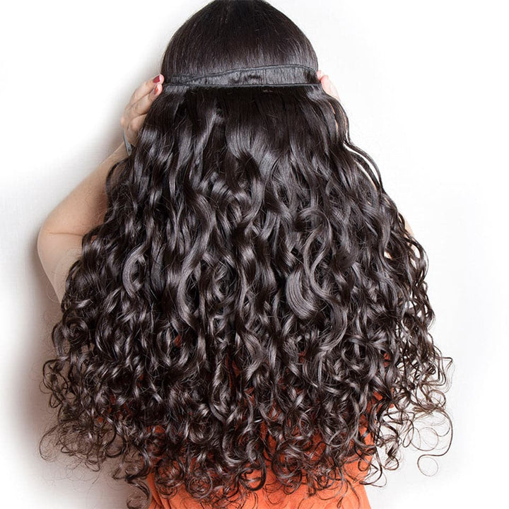 lumiere Indian Water Wave 4 Bundles Virgin Human Hair Extension 8-40 inches - Lumiere hair