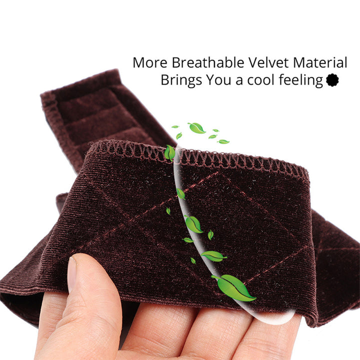 Lumiere Adjustable Soft Velvet Women no-Lace Grips Headband Hair Scarf Band Non-Slip